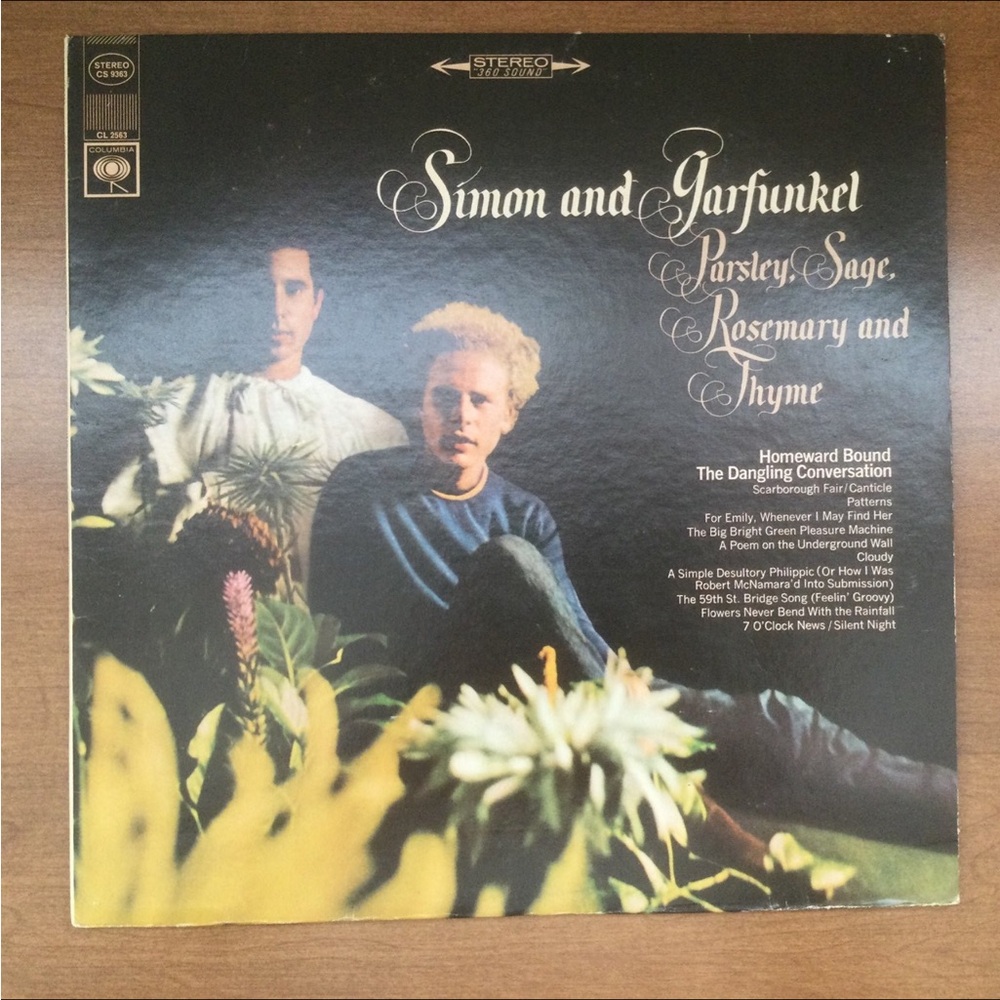 Simon & Garfunkel Parsley Sage Rosemary & Thyme LP no inner